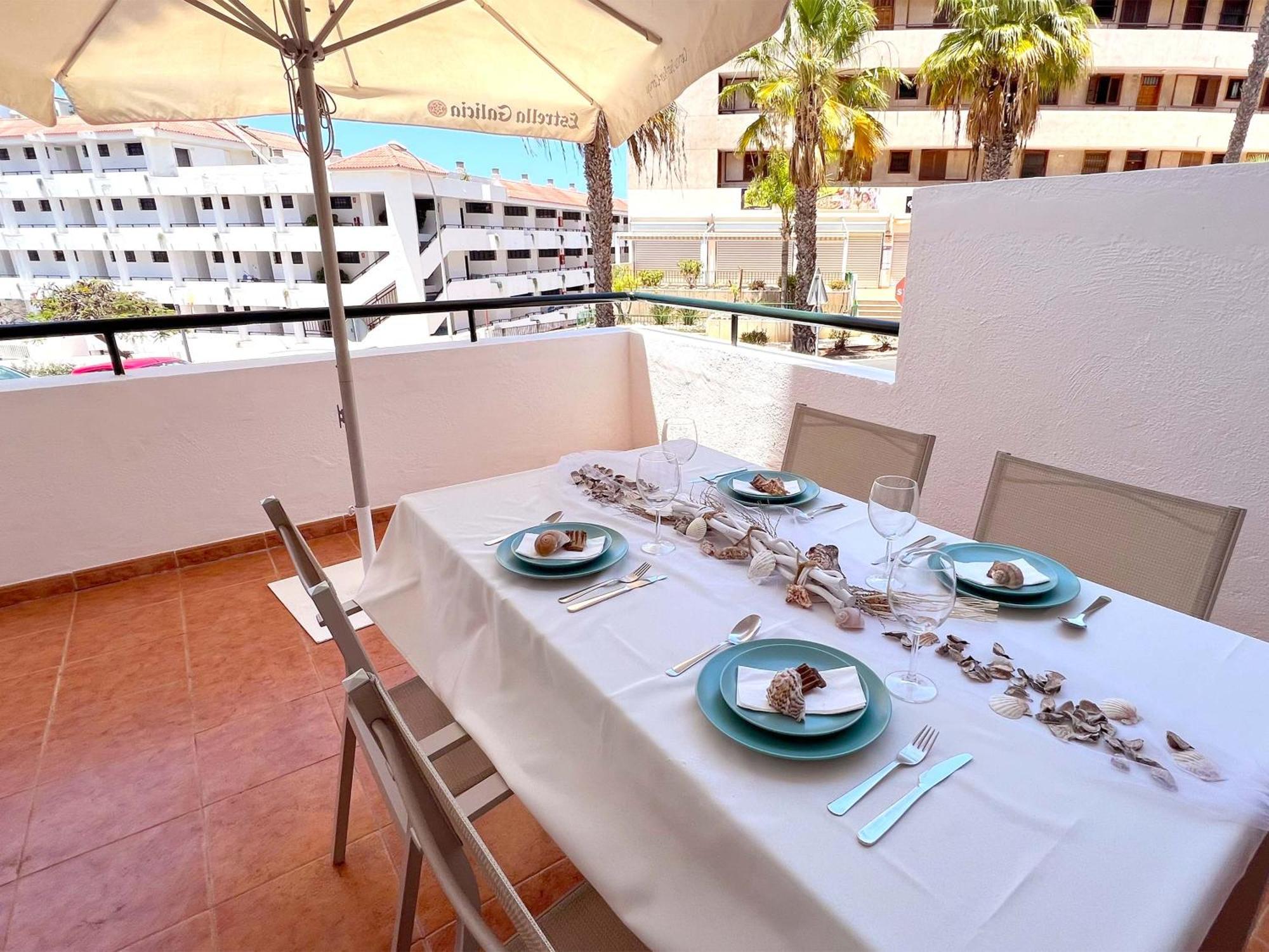 Encantador Apartamento Con Terraza, Los Cristianos 로스크리스티아노스 외부 사진