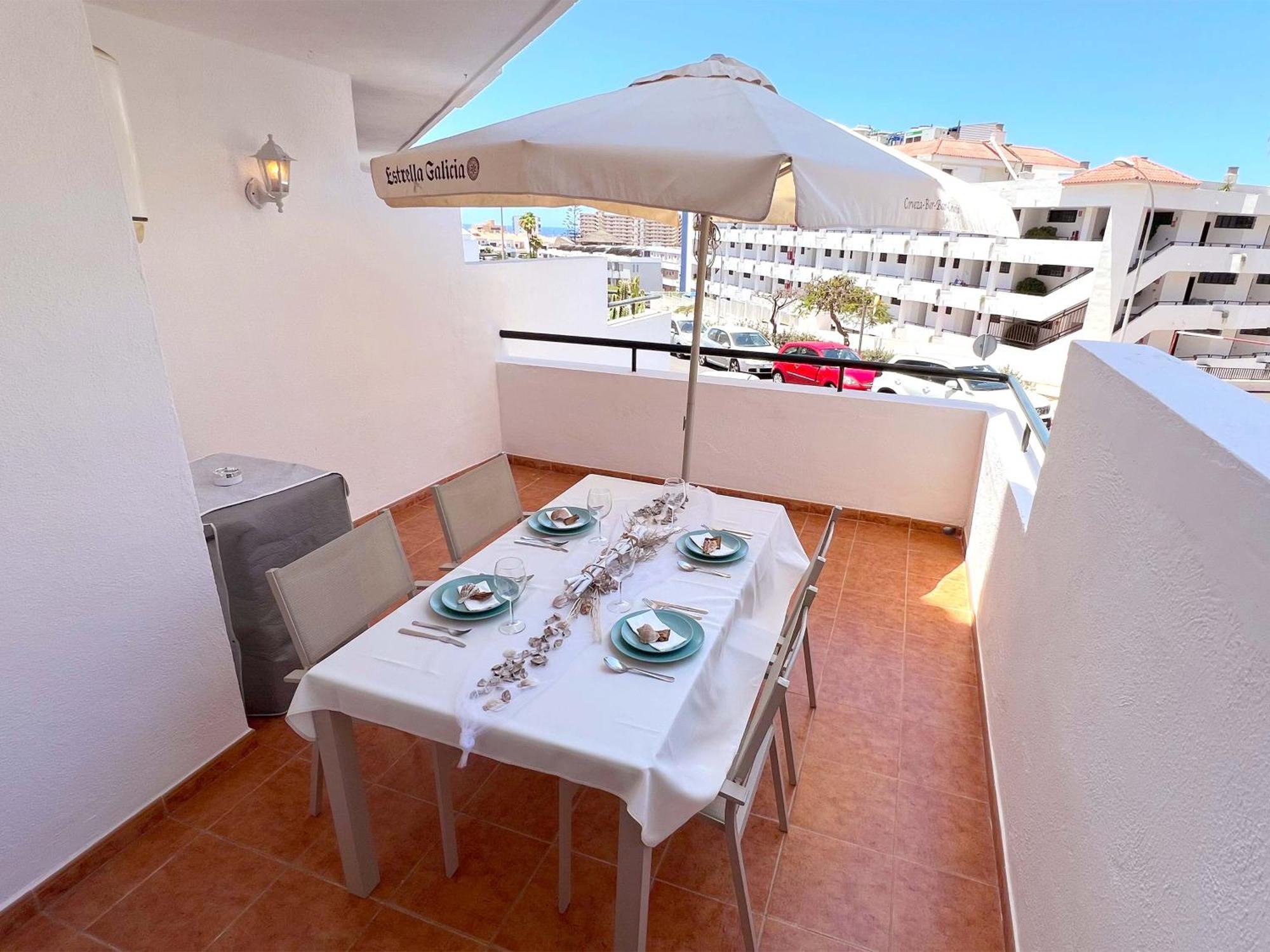 Encantador Apartamento Con Terraza, Los Cristianos 로스크리스티아노스 외부 사진